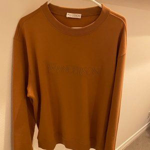 JW Anderson logo embroidery sweatshirt (Burnt Orange Color)